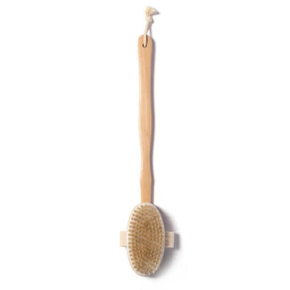 1Pc Wooden Detachable Long Handle Shower