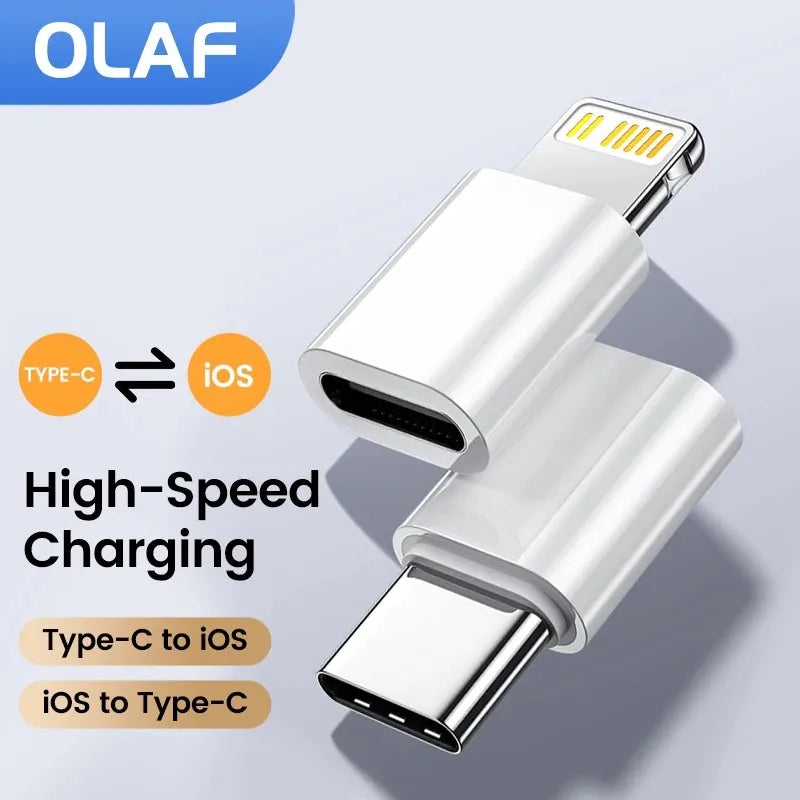 USB C To Lightning Adapter For iOS Male to Type C Female Converter for iPhone