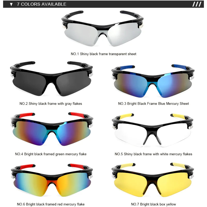 New Cycling Glasses UV400 Multicolor