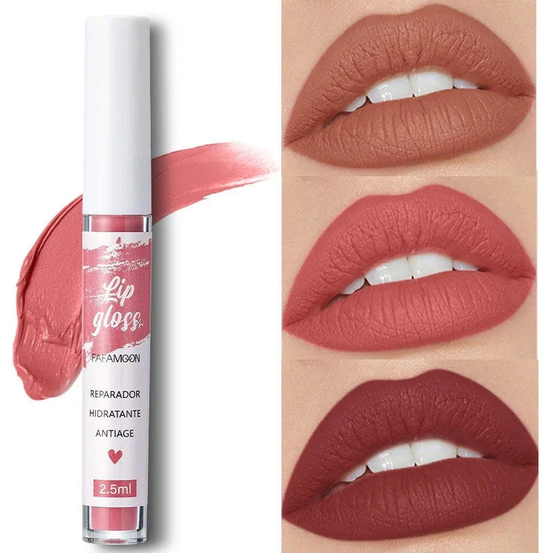 Rose Red Matte Liquid Lipstick Makeup